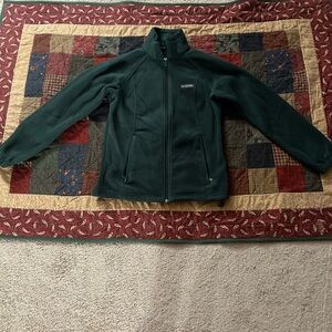 Columbia Benton Springs Forest Green Fleece Jacket - Ladies - Size Small